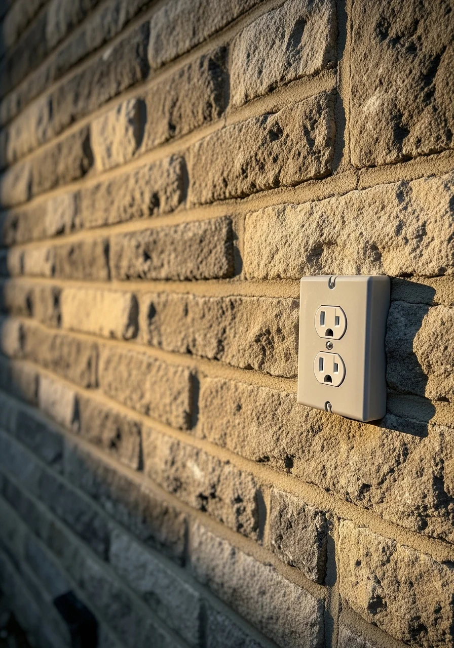 Close-up of professional workmanship on a Bryn Mawr property's exterior detail or entry area.