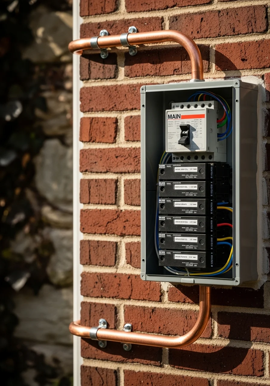 A close-up of quality craftsmanship on a Haverford Township property's exterior or architectural detail.