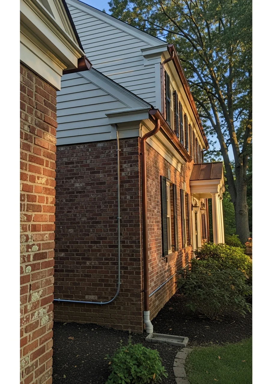 A detailed view of quality workmanship on a Thornbury Township property's exterior or architectural feature.